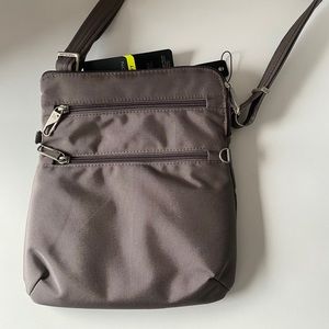 NWT Travelon Slim Double Zip Anti-Theft Crossbody